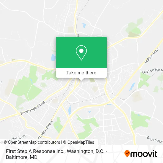 First Step A Response Inc. map