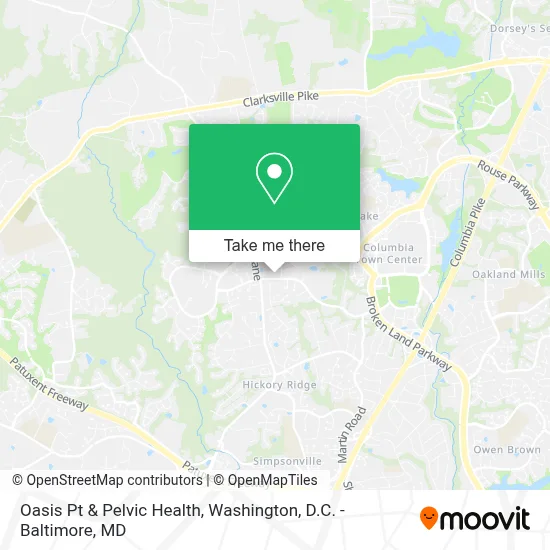 Oasis Pt & Pelvic Health map