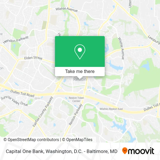 Capital One Bank map