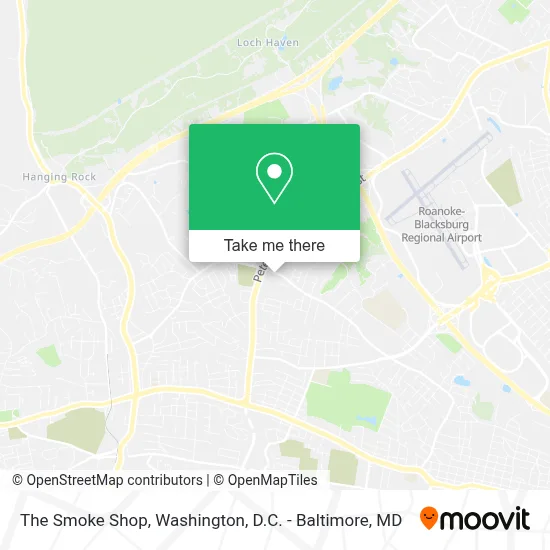 The Smoke Shop map