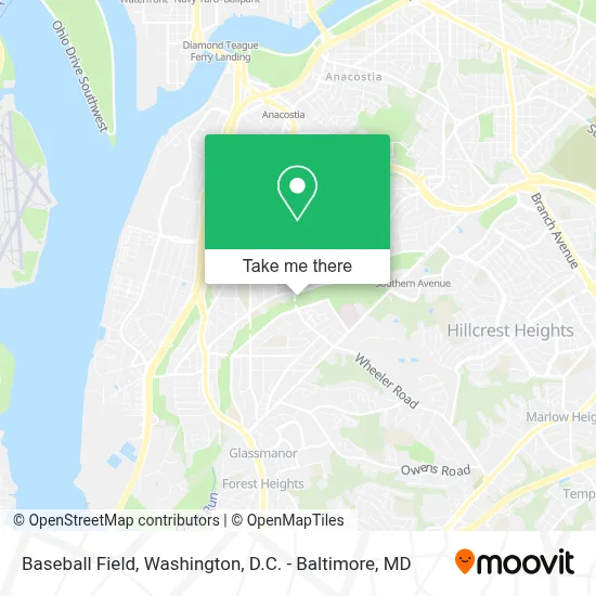 Baseball Field map