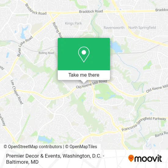 Premier Decor & Events map