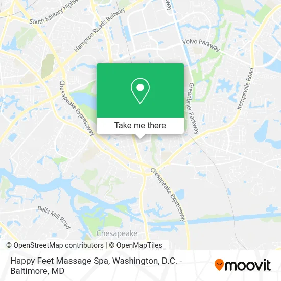 Happy Feet Massage Spa map