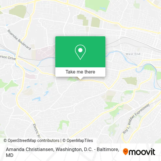 Amanda Christiansen map