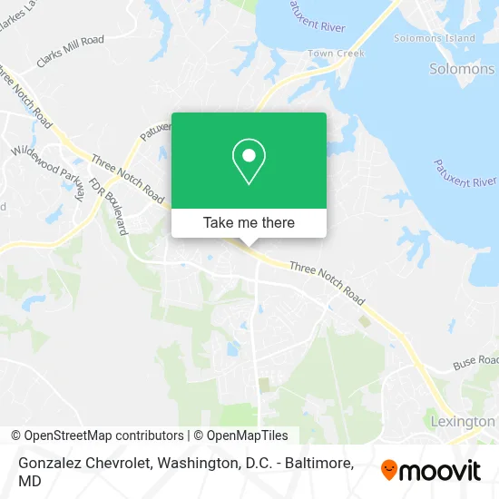 Gonzalez Chevrolet map