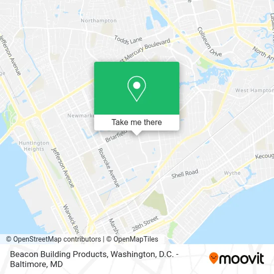 Beacon Building Products map