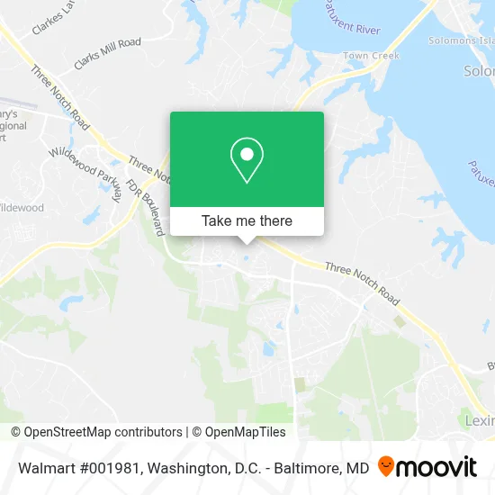 Walmart #001981 map