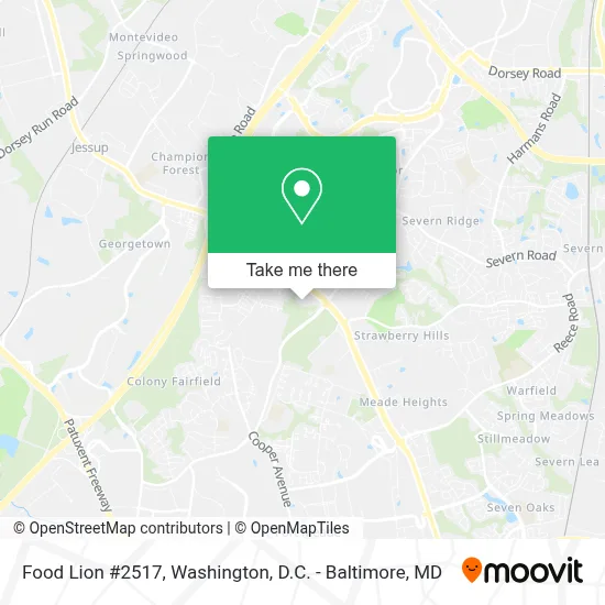 Food Lion #2517 map
