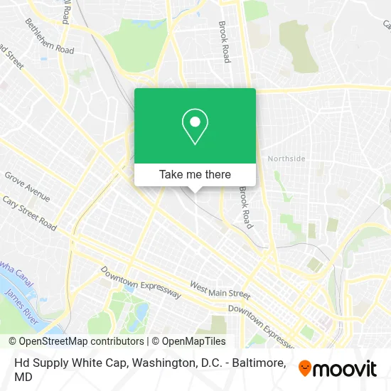 Hd Supply White Cap map