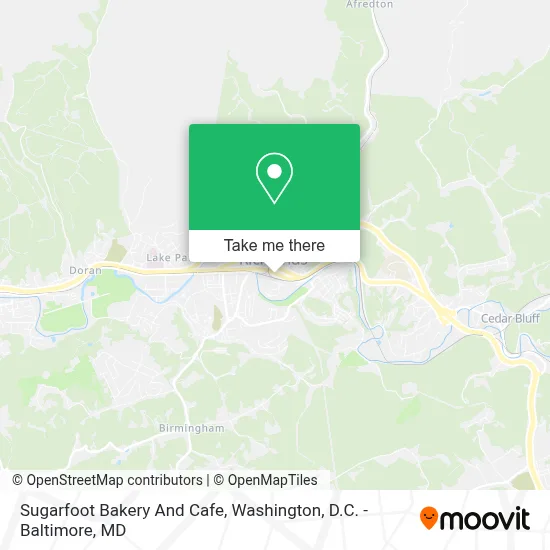 Sugarfoot Bakery And Cafe map