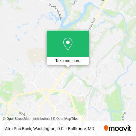 Atm Pnc Bank map