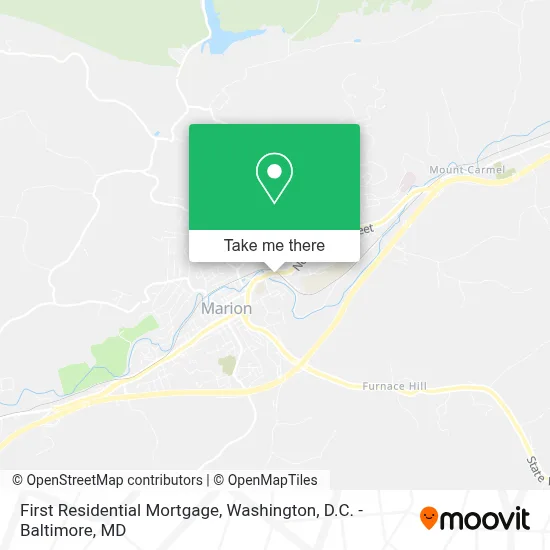 First Residential Mortgage map