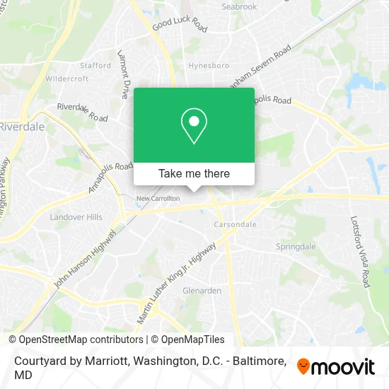 Courtyard by Marriott map