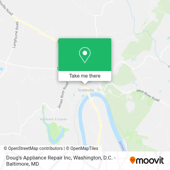 Doug's Appliance Repair Inc map