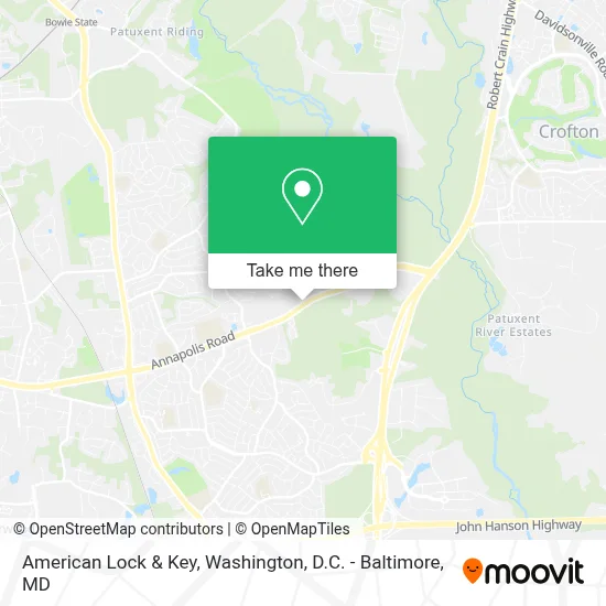 American Lock & Key map