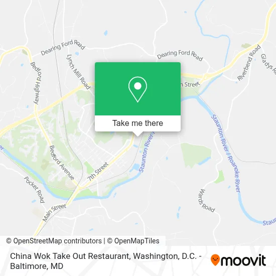 China Wok Take Out Restaurant map