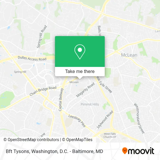 Bft Tysons map