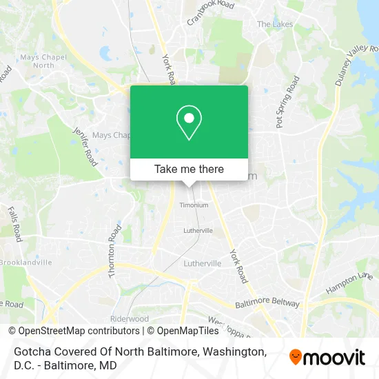 Gotcha Covered Of North Baltimore map