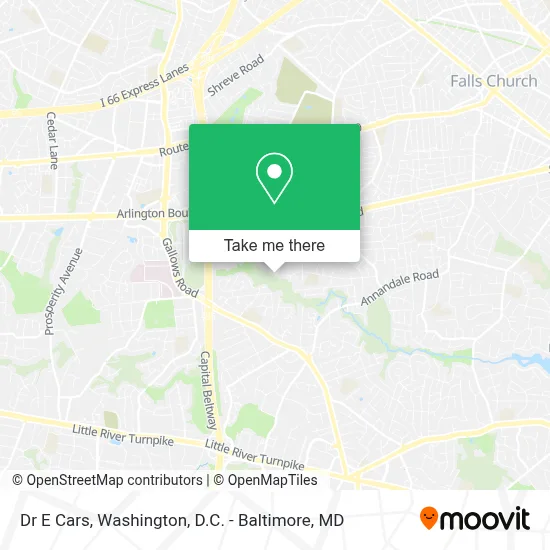 Dr E Cars map