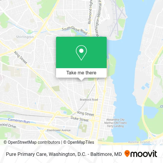 Pure Primary Care map