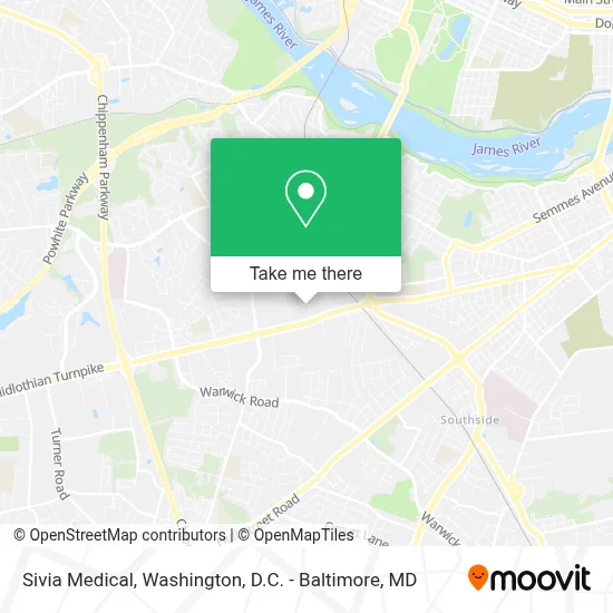Sivia Medical map