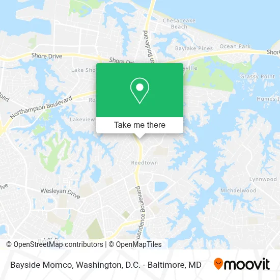 Bayside Momco map