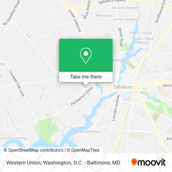 Western Union map