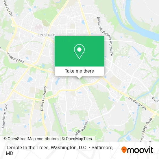 Temple In the Trees map
