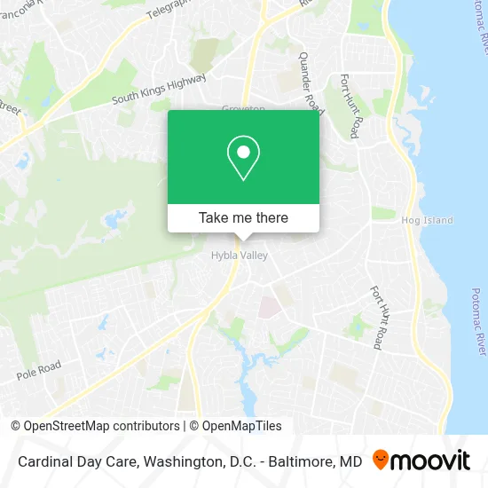 Cardinal Day Care map