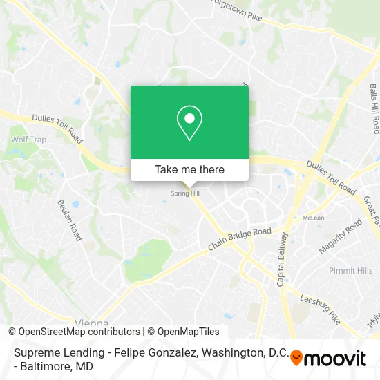Supreme Lending - Felipe Gonzalez map