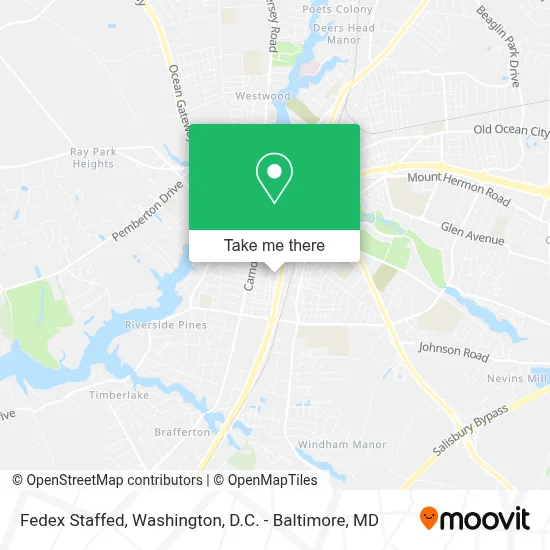 Fedex Staffed map