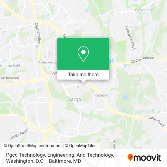Pgcc Technology, Engineering, And Technology map