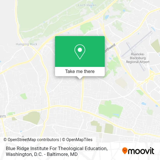 Blue Ridge Institute For Theological Education map