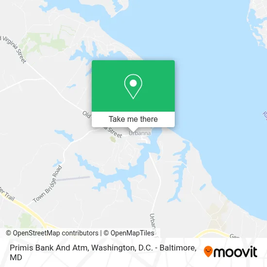 Primis Bank And Atm map