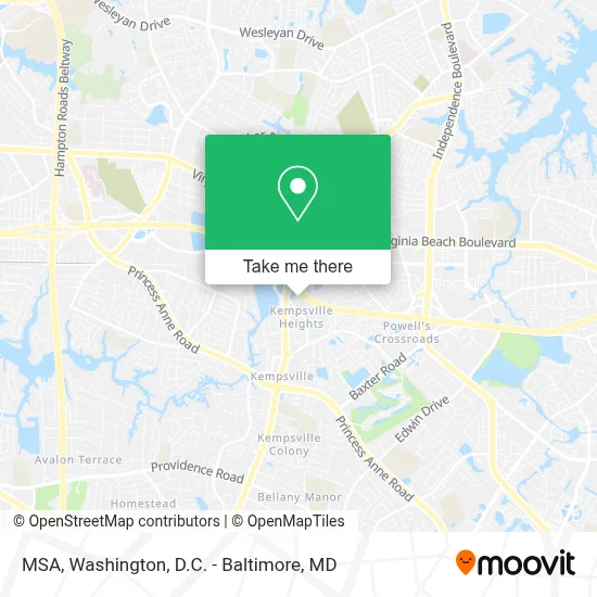 Msa map