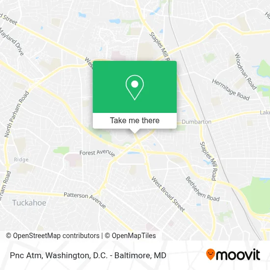 Pnc Atm map