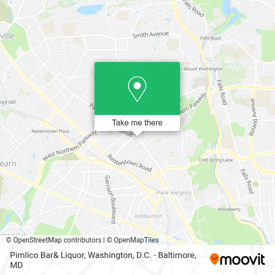 Pimlico Bar& Liquor map