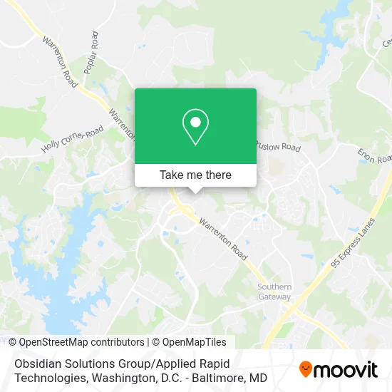 Obsidian Solutions Group / Applied Rapid Technologies map