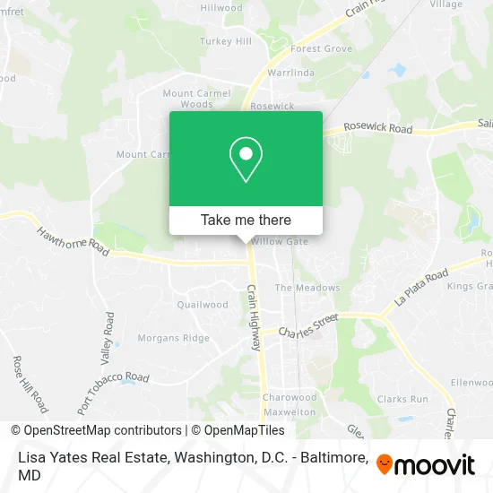 Lisa Yates Real Estate map