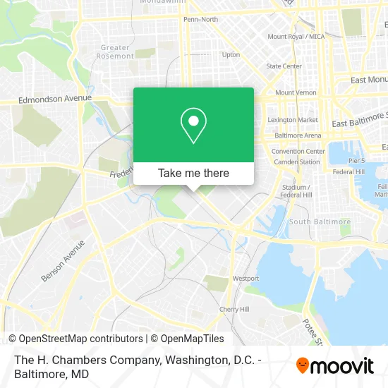 The H. Chambers Company map