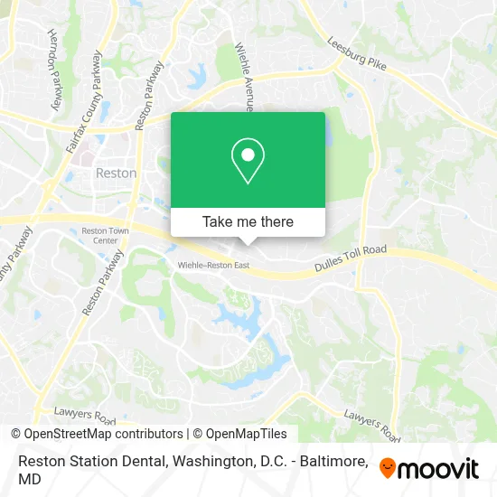 Reston Station Dental map