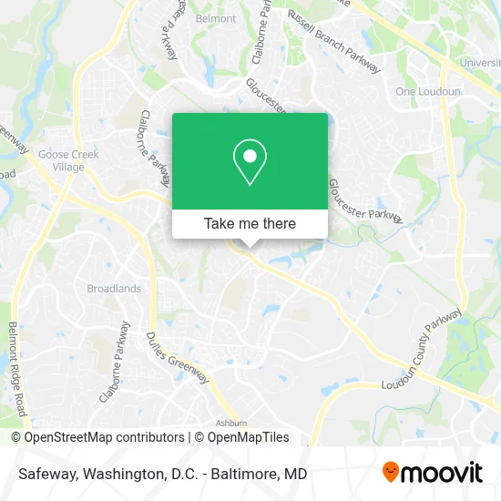 Safeway map