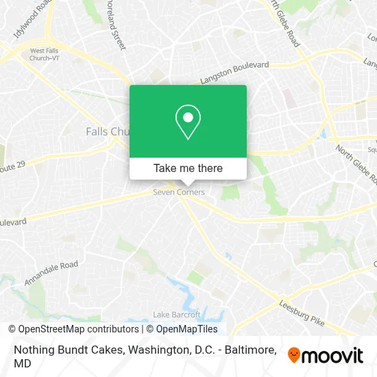 Nothing Bundt Cakes map