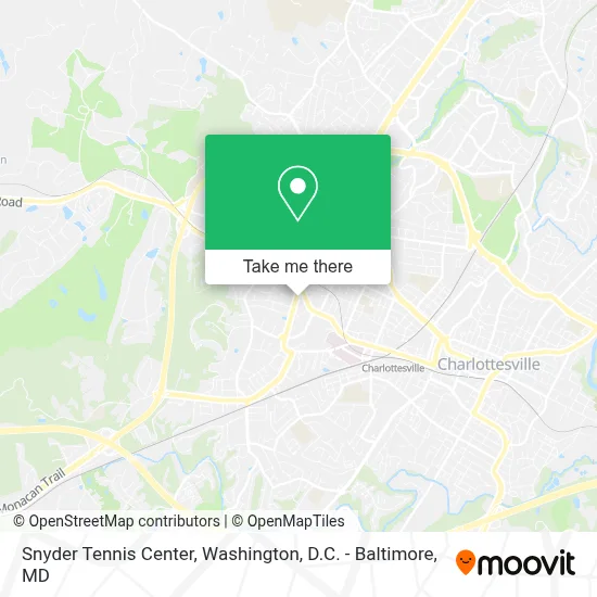 Snyder Tennis Center map