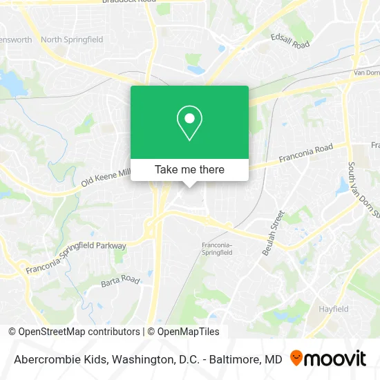 Abercrombie Kids map