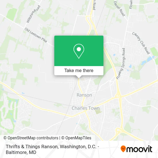 Thrifts & Things Ranson map