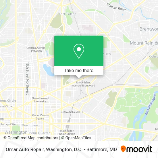 Omar Auto Repair map
