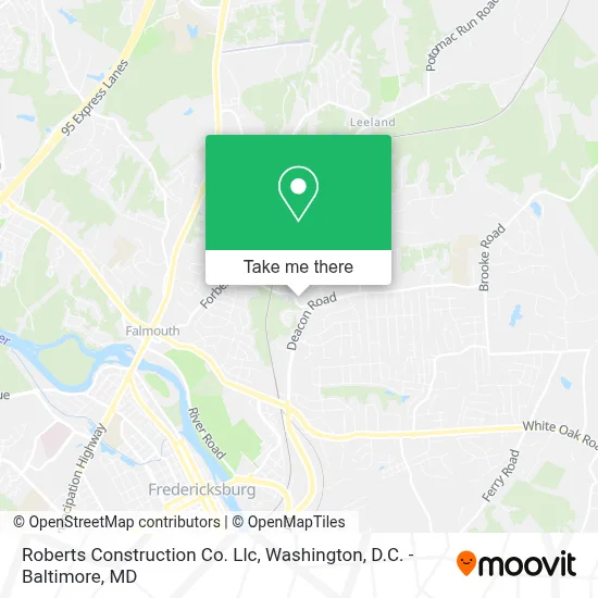 Roberts Construction Co. Llc map