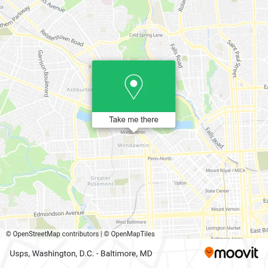Usps map