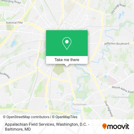 Appalachian Field Services map